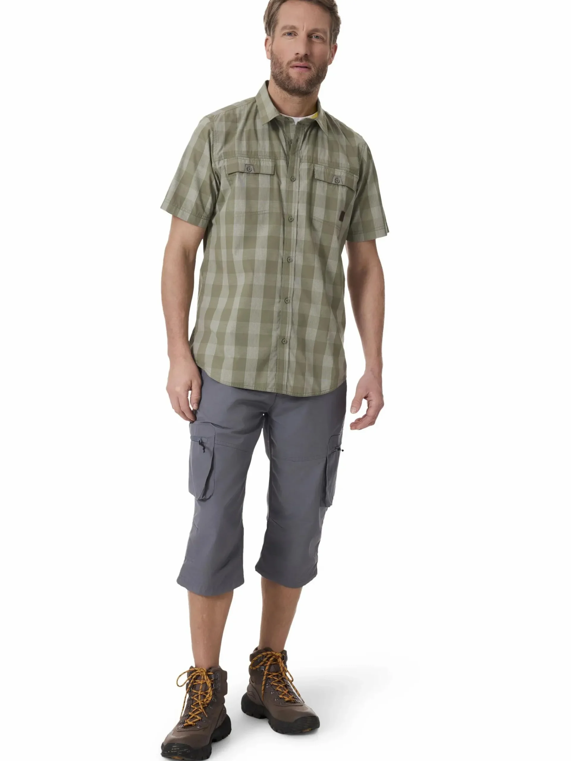 Herren HERO by John Medoox Herren Kurzarmhemd