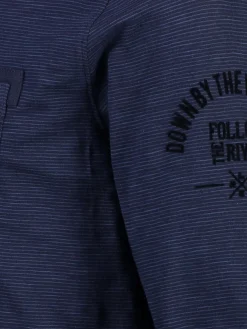 Herren Lerros Herren langarm Polohemd