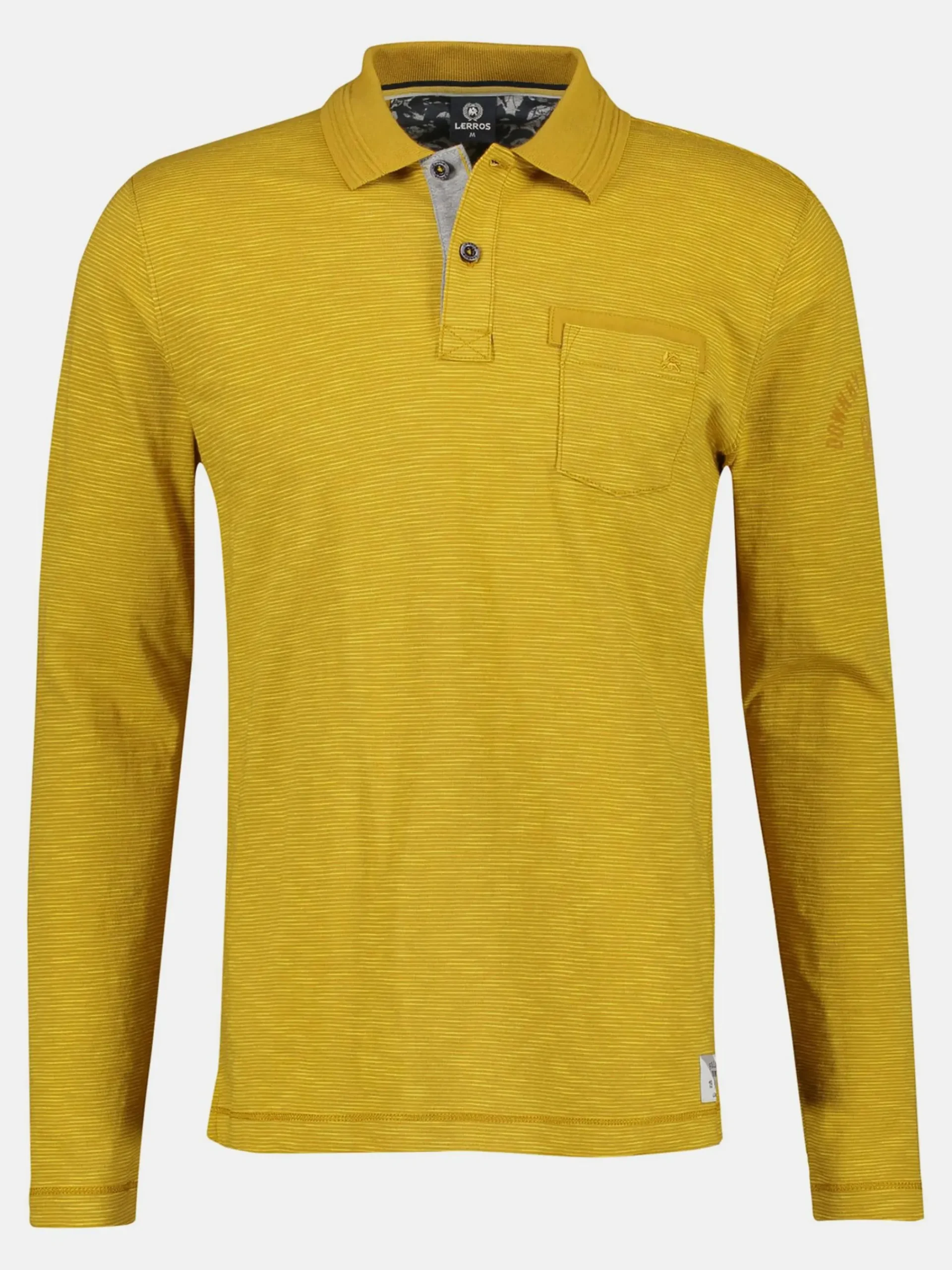 Herren Lerros Herren langarm Polohemd