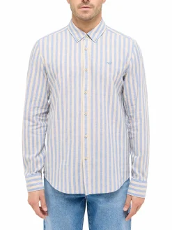 Herren Mustang Herren Langarmhemd