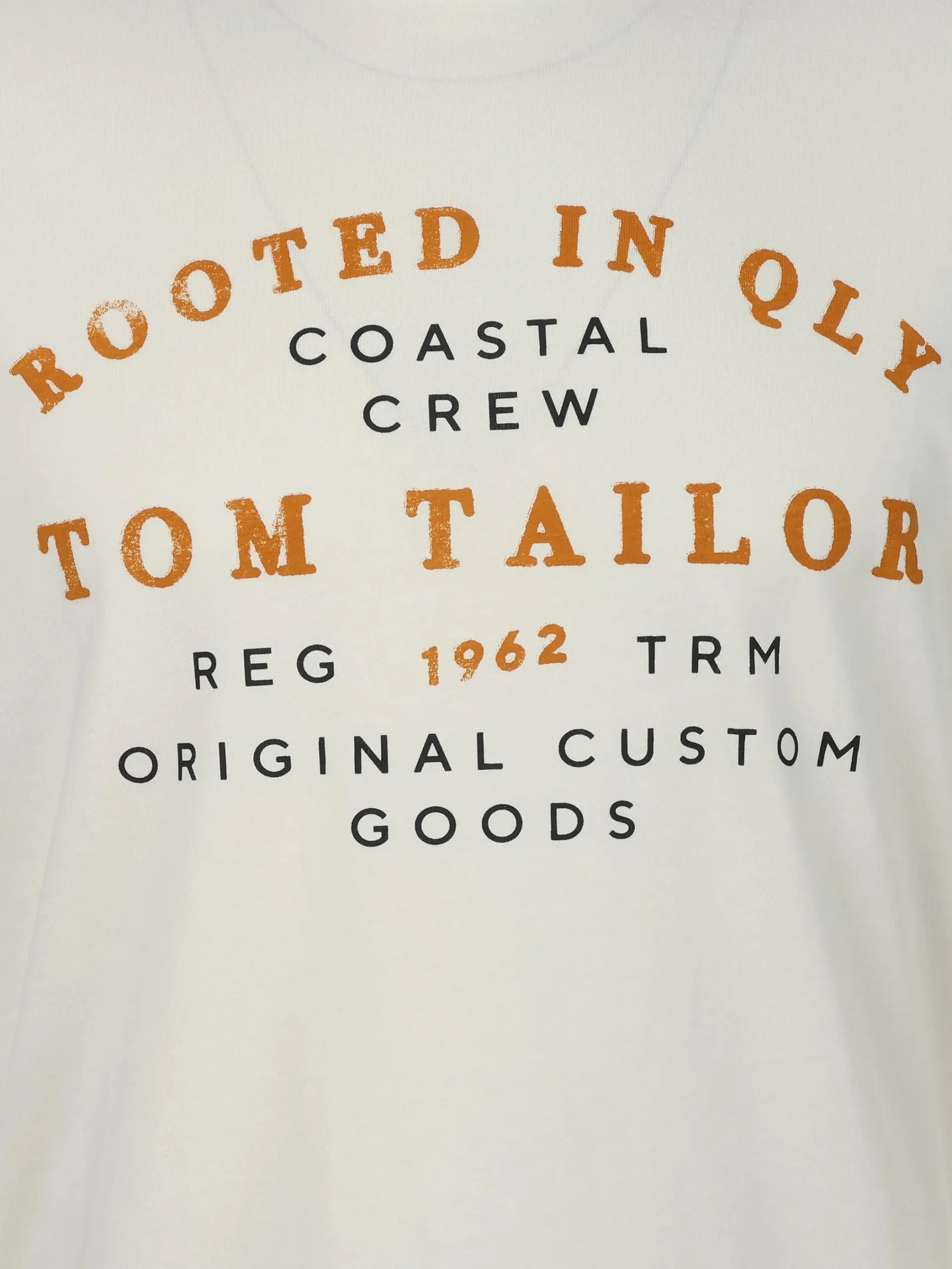 Herren Tom Tailor Herren Langarmshirt mit Frontprint