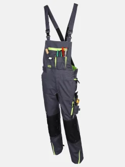 Herren Worker Herren Latz-Arbeitshose mit Neondetails
