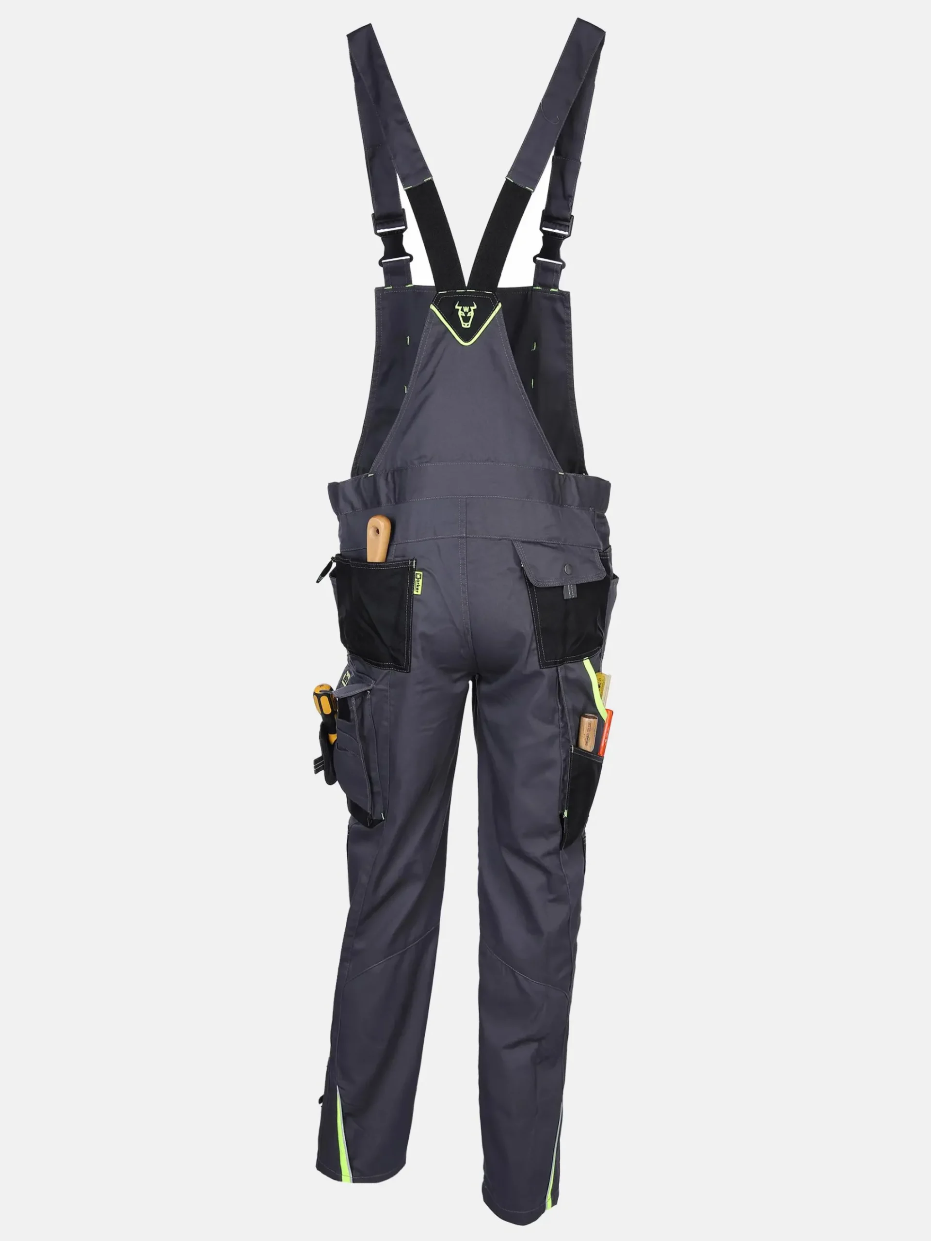 Herren Worker Herren Latz-Arbeitshose mit Neondetails