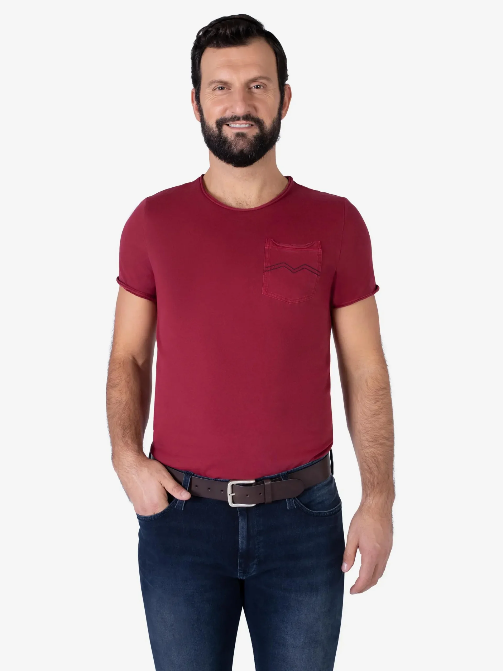 Herren Mustang Herren Ledergürtel 40mm