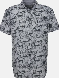 Herren Jim Spencer Herren Leinenhemd mit Brusttasche