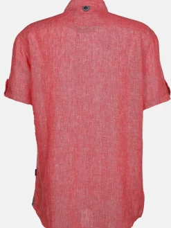 Herren Jim Spencer Herren Leinenhemd mit Brusttasche