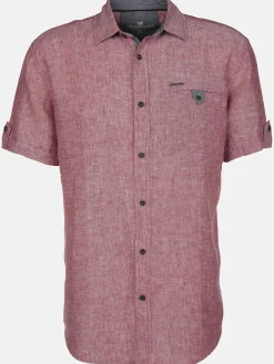 Herren Jim Spencer Herren Leinenhemd mit Brusttasche