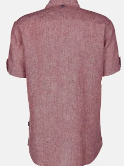 Herren Jim Spencer Herren Leinenhemd mit Brusttasche