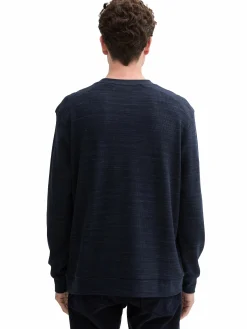 Herren Tom Tailor Herren Longsleeve mit Struktur