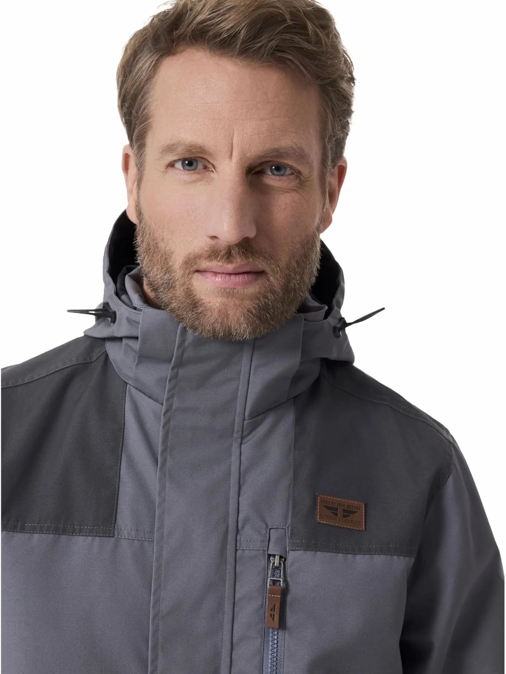 Herren HERO by John Medoox Herren Outdoorjacke mit Kapuze