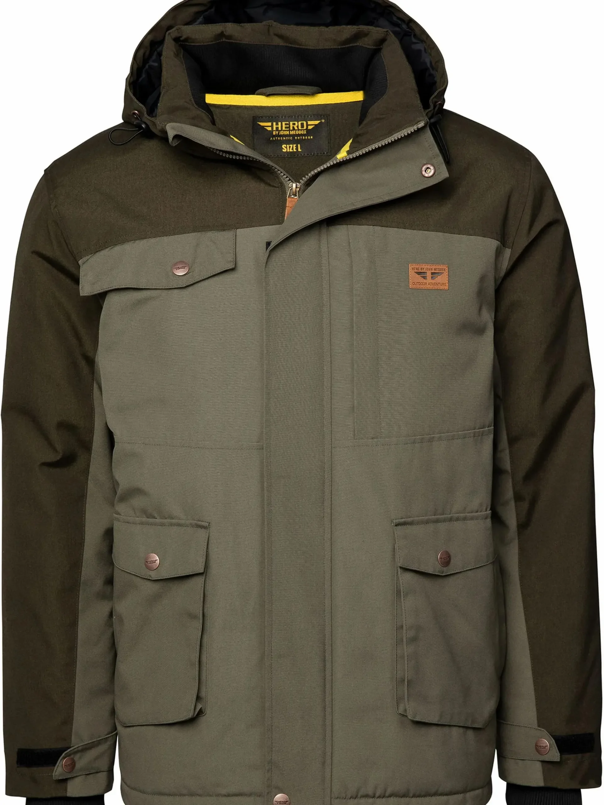 Herren HERO by John Medoox Herren Outdoor-Jacke mit Kapuze