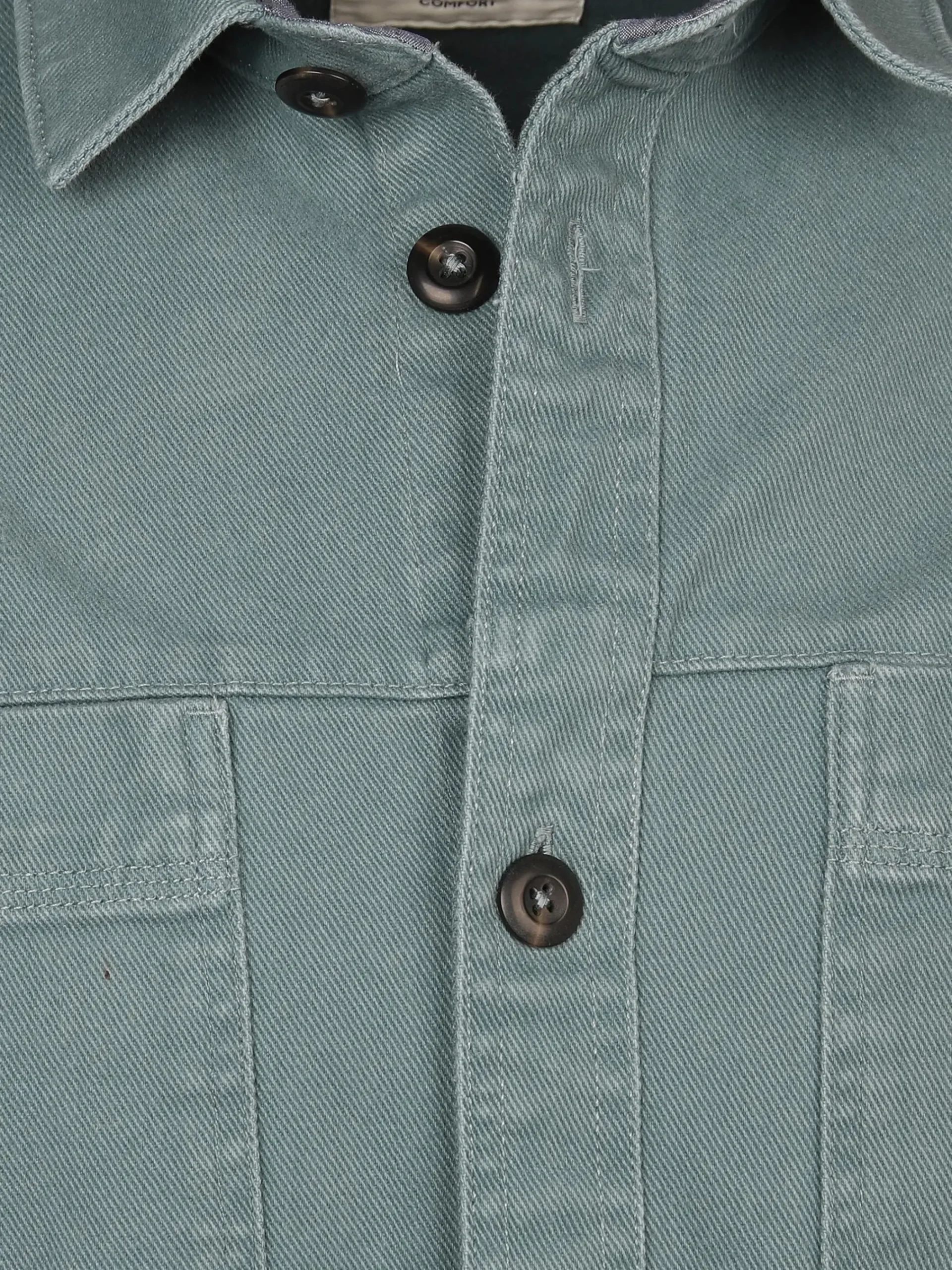 Herren Tom Tailor Herren Overshirt unifarben gehalten