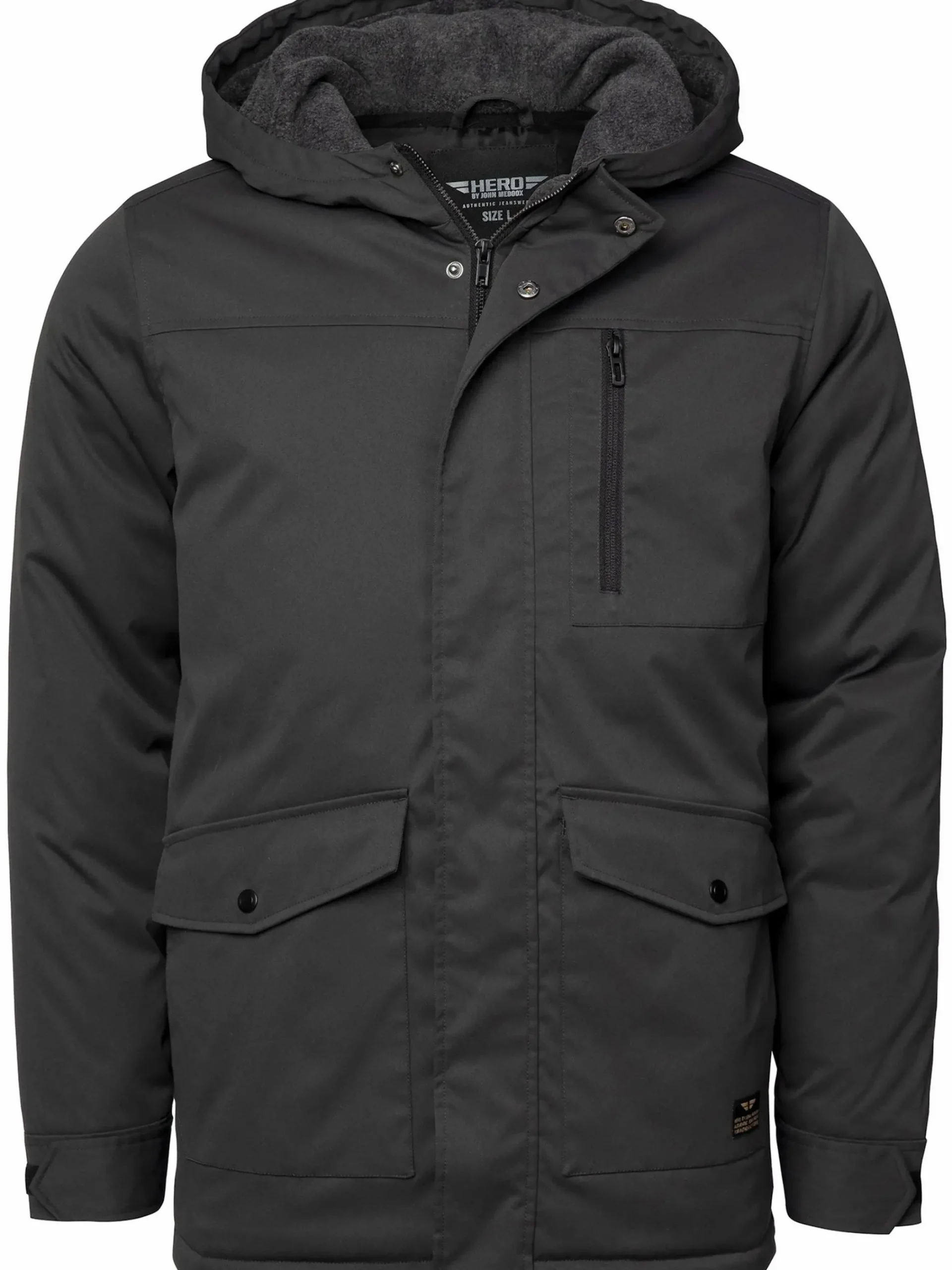 Herren HERO by John Medoox Herren Parka mit Kapuze