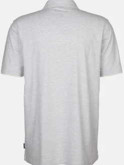 Herren Jim Spencer Herren Poloshirt mit feinen Linien durchzogen