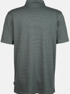 Herren Jim Spencer Herren Poloshirt mit feinen Linien durchzogen