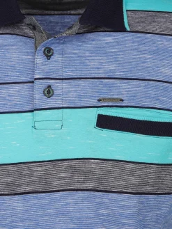 Herren Jim Spencer Herren Poloshirt im Streifenlook