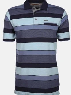 Herren Jim Spencer Herren Poloshirt im Streifenlook