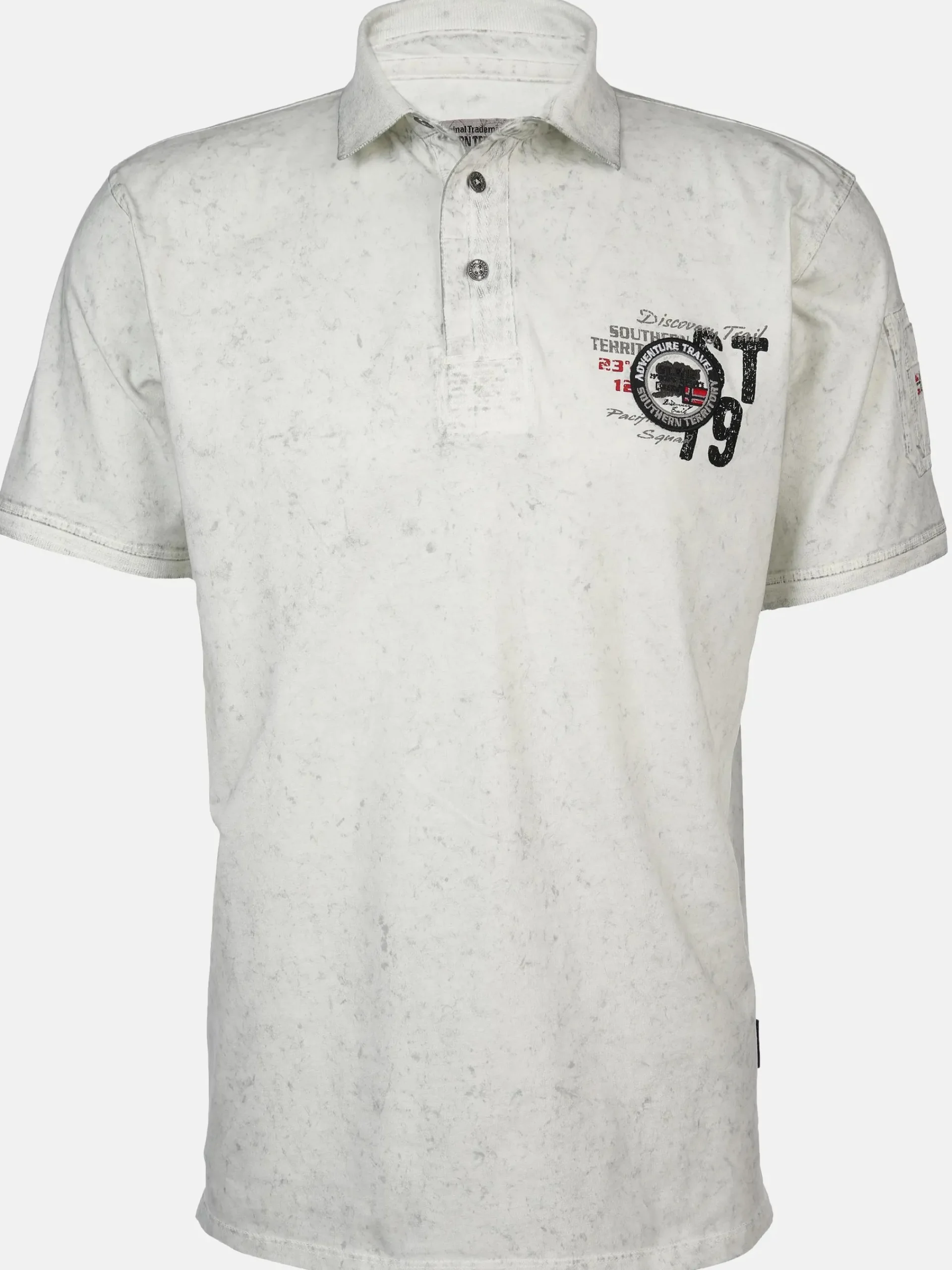 Herren Southern Territory Herren Poloshirt im Used Look