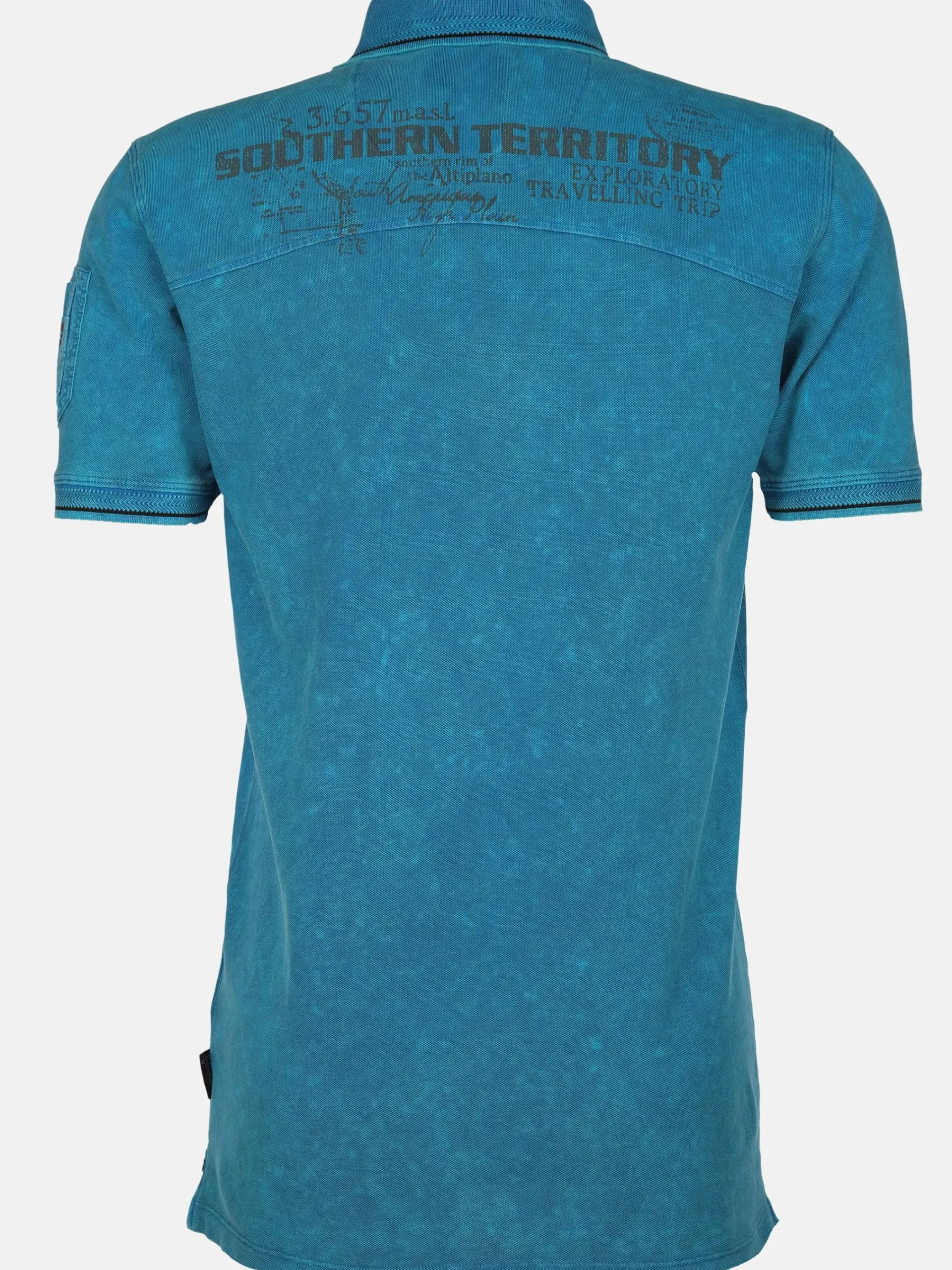 Herren Southern Territory Herren Poloshirt im Used Look