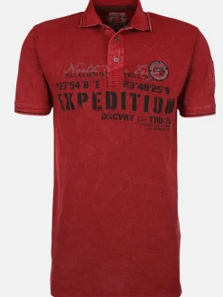 Herren Southern Territory Herren Poloshirt im Used Look