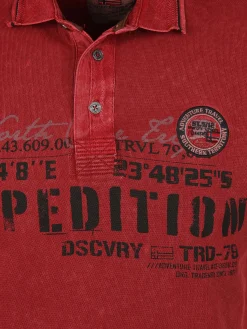 Herren Southern Territory Herren Poloshirt im Used Look