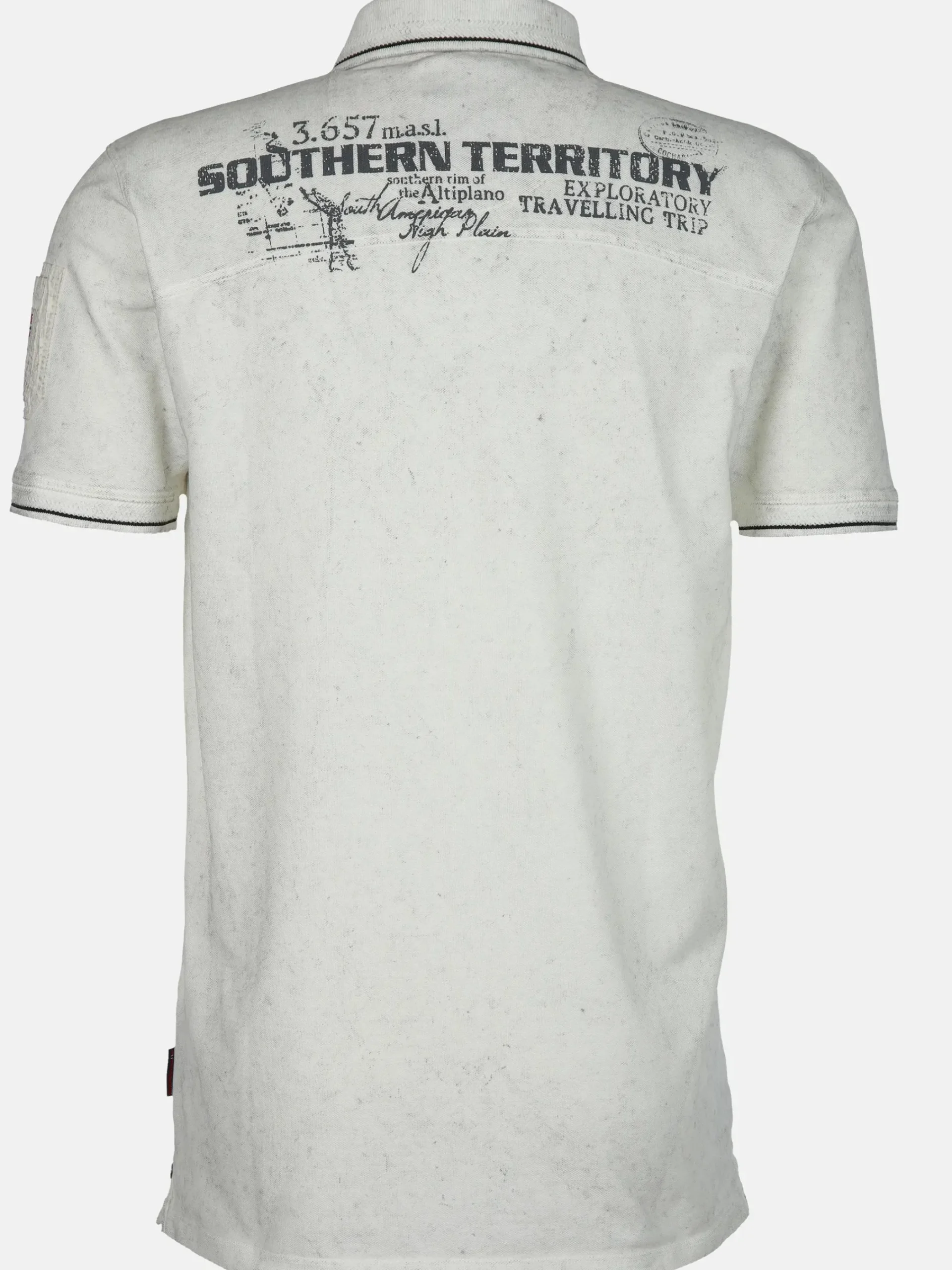 Herren Southern Territory Herren Poloshirt im Used Look