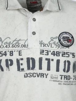 Herren Southern Territory Herren Poloshirt im Used Look