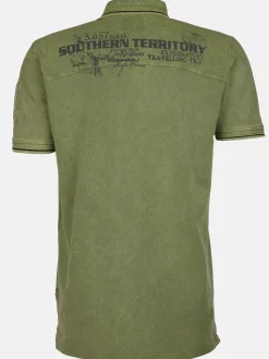 Herren Southern Territory Herren Poloshirt im Used Look