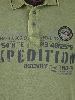 Herren Southern Territory Herren Poloshirt im Used Look