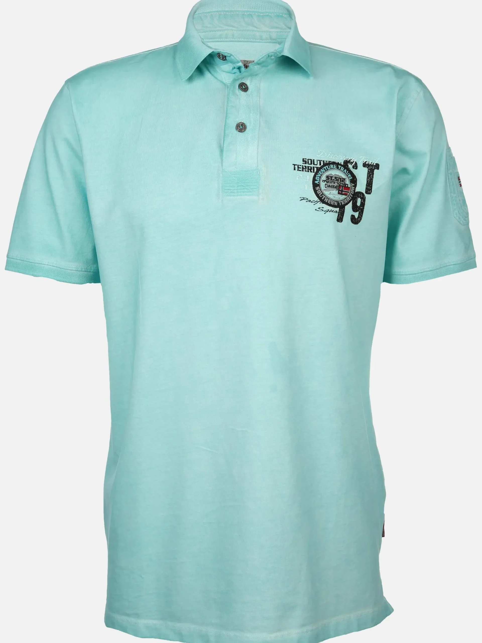 Herren Southern Territory Herren Poloshirt im Used Look