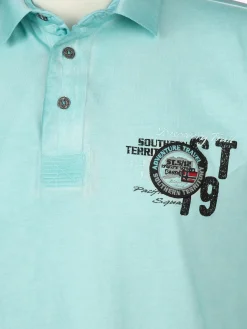 Herren Southern Territory Herren Poloshirt im Used Look