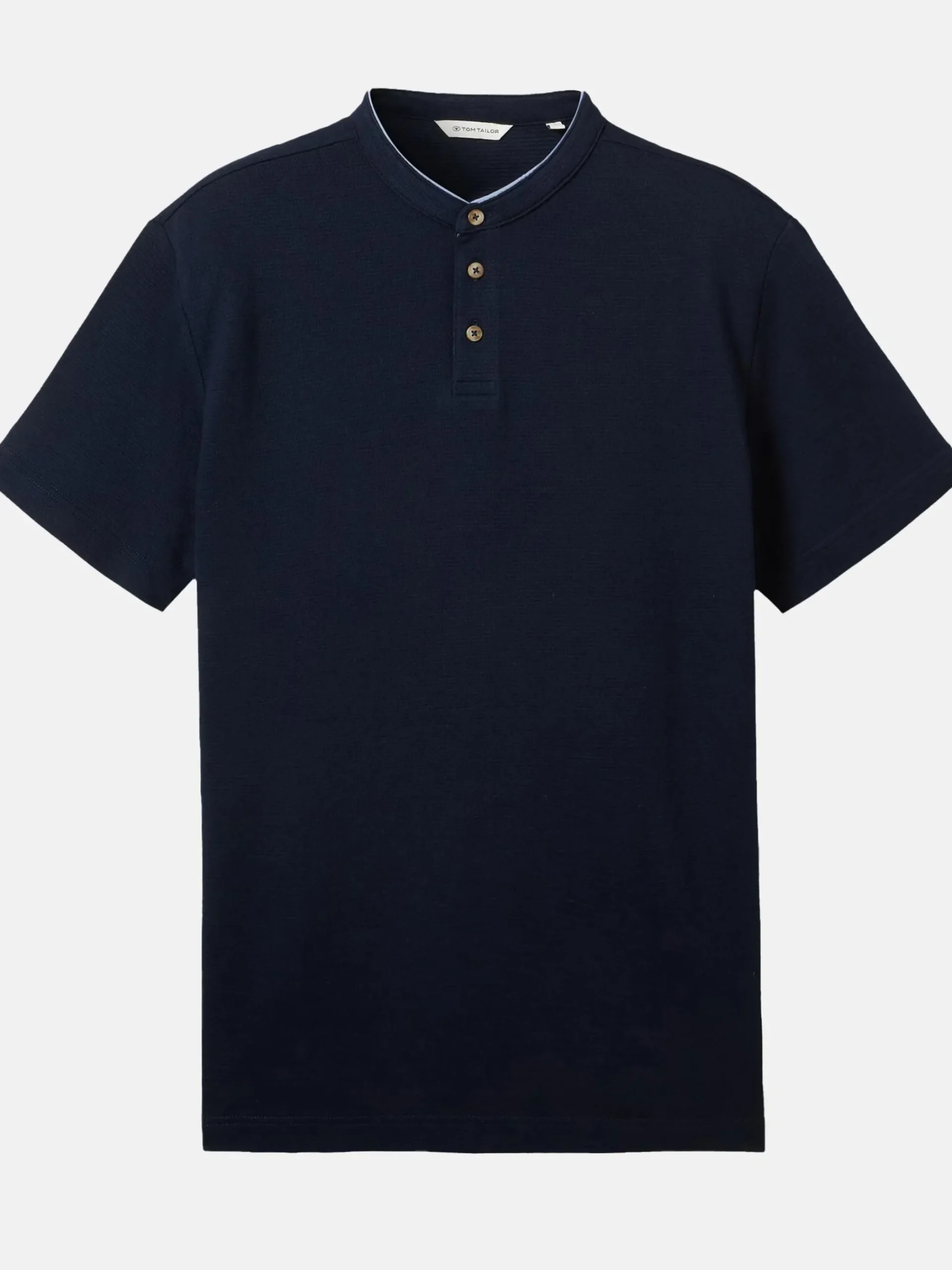 Herren Tom Tailor Herren Poloshirt mit kurzem Stehkragen