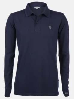 Herren U.S. Polo Assn. Herren Poloshirt mit langem Arm