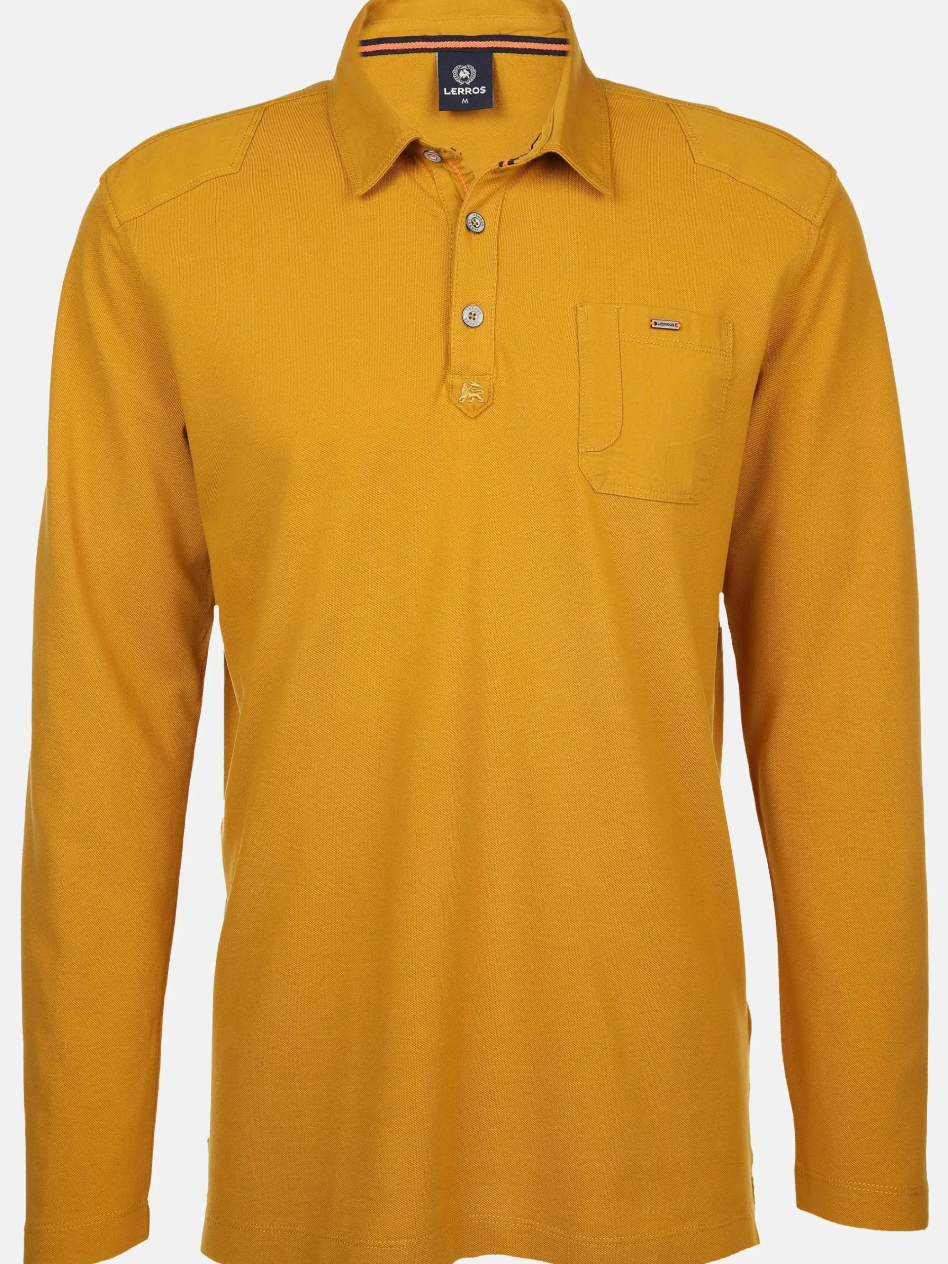 Herren Lerros Herren Poloshirt mit langem Arm