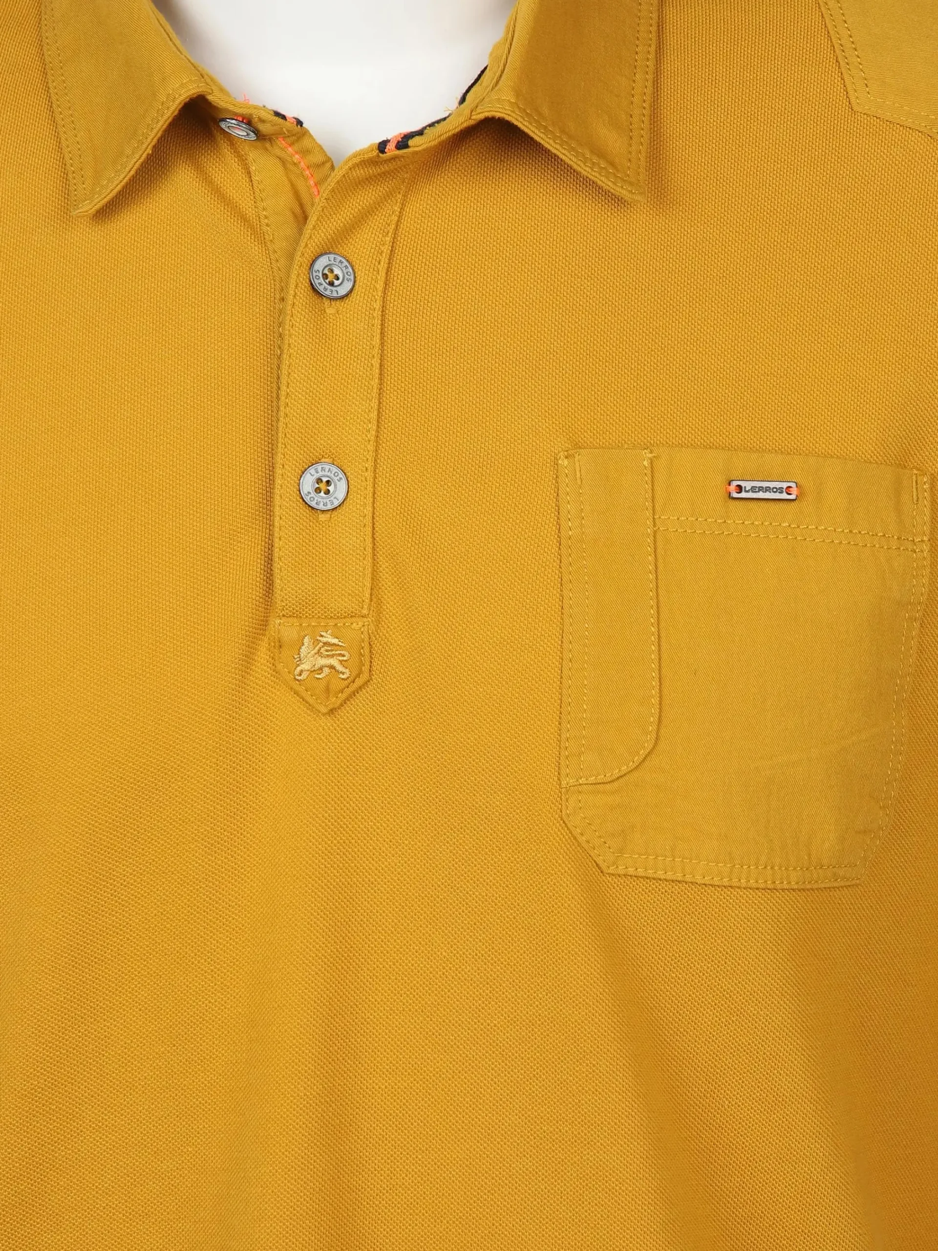 Herren Lerros Herren Poloshirt mit langem Arm