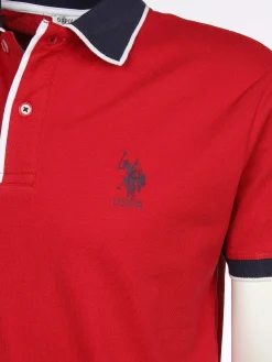 Herren U.S. Polo Assn. Herren Poloshirt mit Print