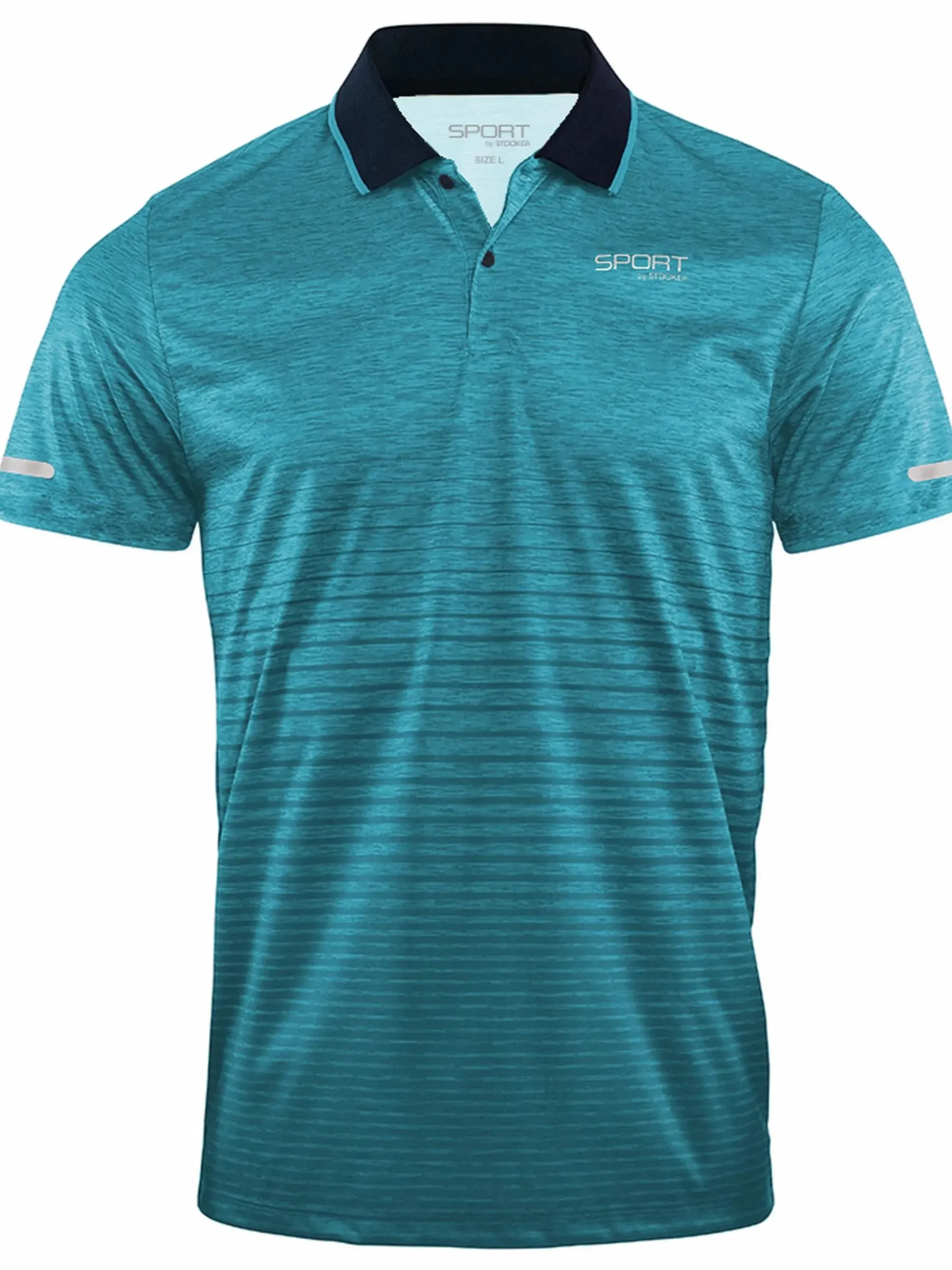 Herren Stooker HAKA Sport Herren Poloshirt mit Streifen