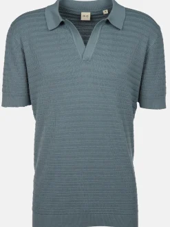 Herren IX-O Herren Poloshirt mit Struktur