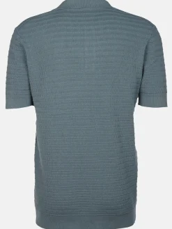 Herren IX-O Herren Poloshirt mit Struktur