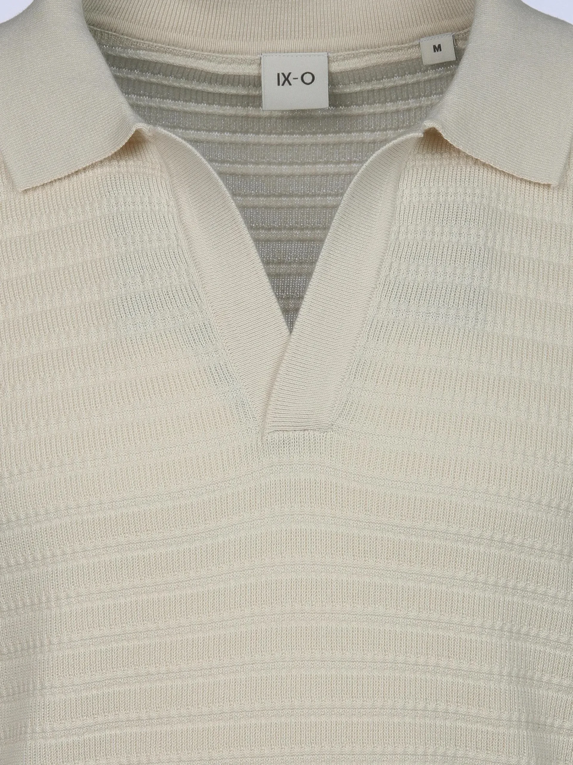 Herren IX-O Herren Poloshirt mit Struktur