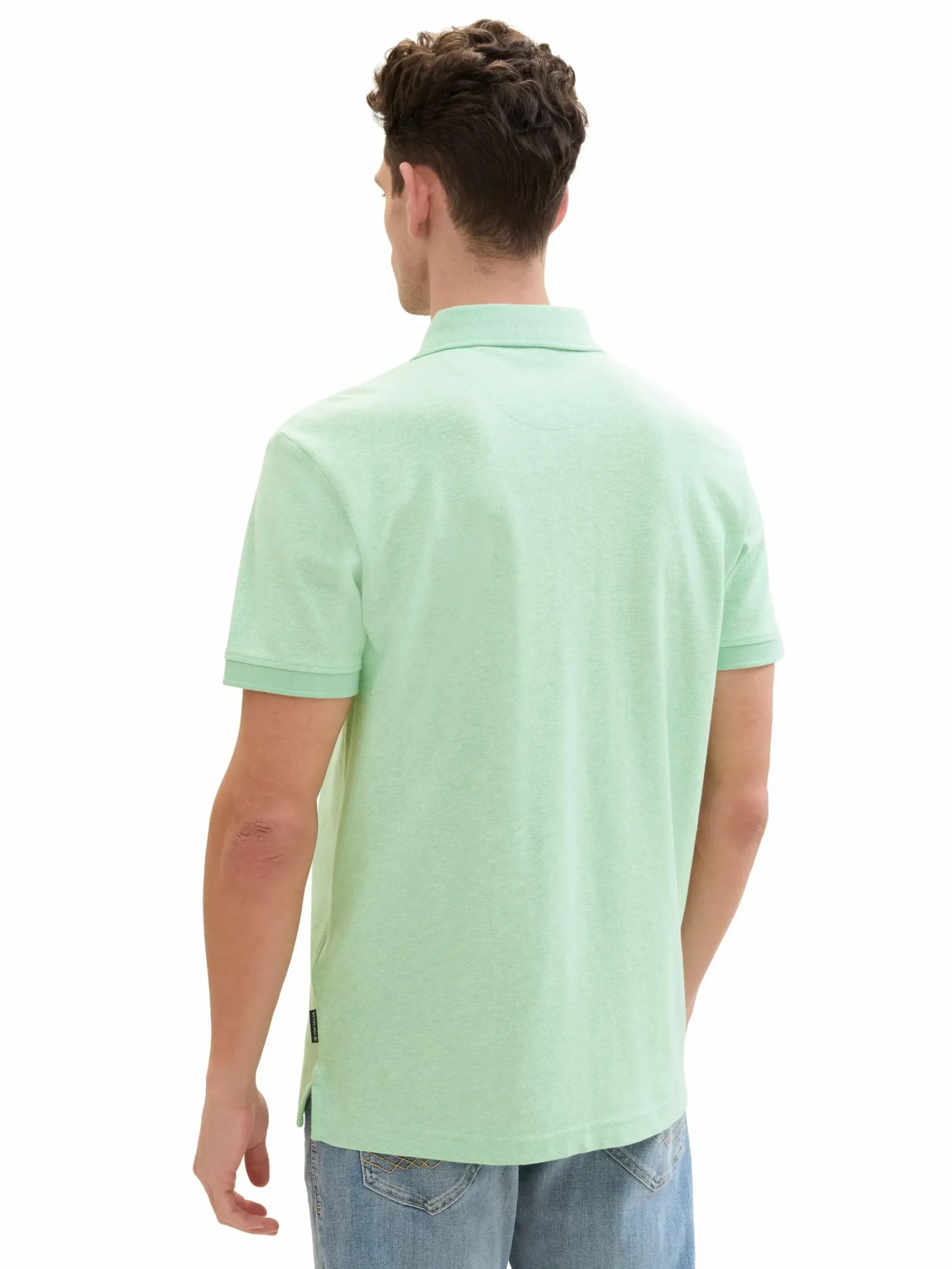 Herren Tom Tailor Herren Poloshirt unifarben