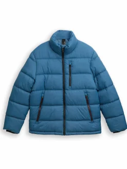 Herren Tom Tailor Herren Pufferjacke mit herausnehmbarer Kapuze im Stehkragen