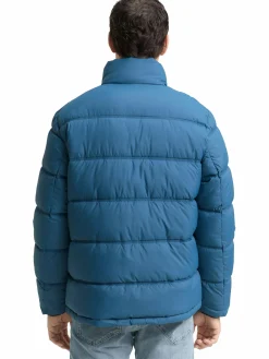 Herren Tom Tailor Herren Pufferjacke mit herausnehmbarer Kapuze im Stehkragen