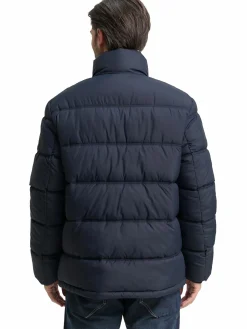 Herren Tom Tailor Herren Pufferjacke mit herausnehmbarer Kapuze im Stehkragen