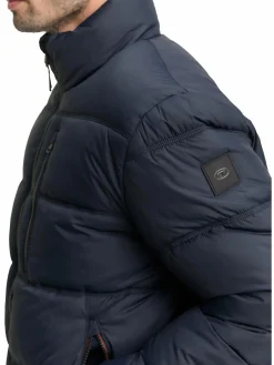 Herren Tom Tailor Herren Pufferjacke mit herausnehmbarer Kapuze im Stehkragen