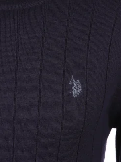 Herren U.S. Polo Assn. Herren Pullover mit Struktur