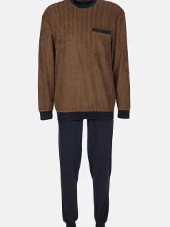 Herren Götzburg Herren Pyjama aus weichem Frottee