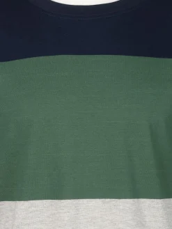 Herren Jim Spencer Herren Pyjama mit gestreiftem Oberteil