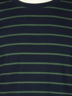 Herren Jim Spencer Herren Pyjama mit gestreiftem Oberteil