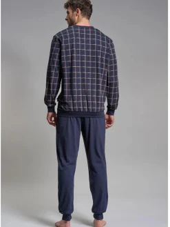 Herren Götzburg Herren Pyjama mit Print